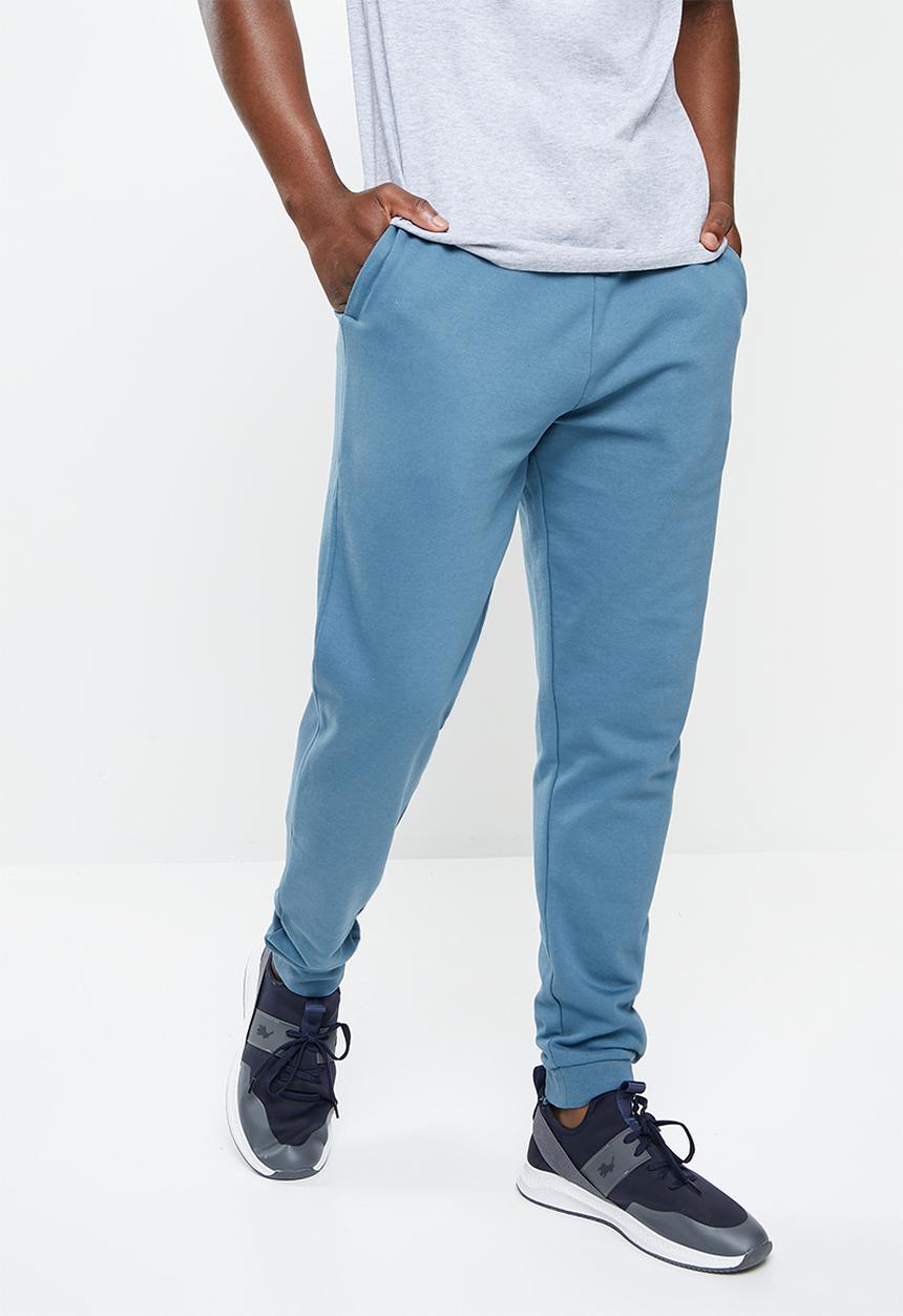 POLO - Cuffed fleece jogger - blue