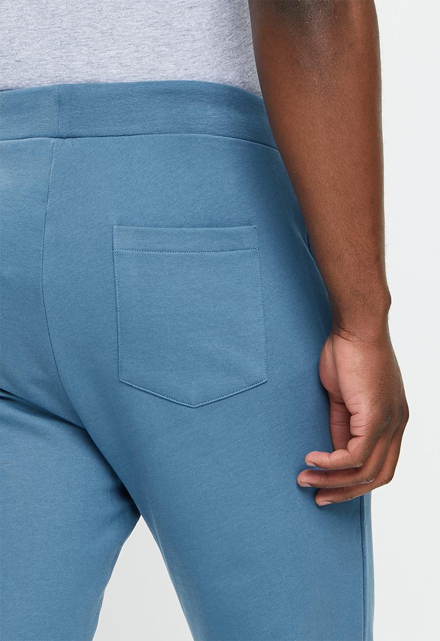 POLO - Cuffed fleece jogger - blue
