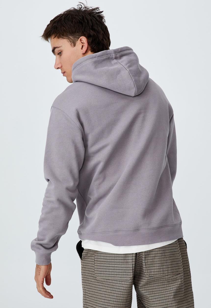 Cotton On - Essential fleece pullover - washed brick