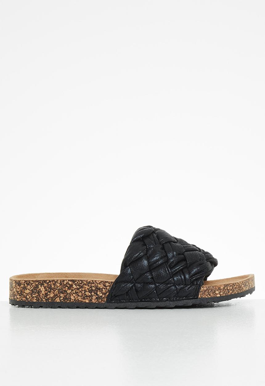 Butterfly Feet - Hallie 1 slide - black