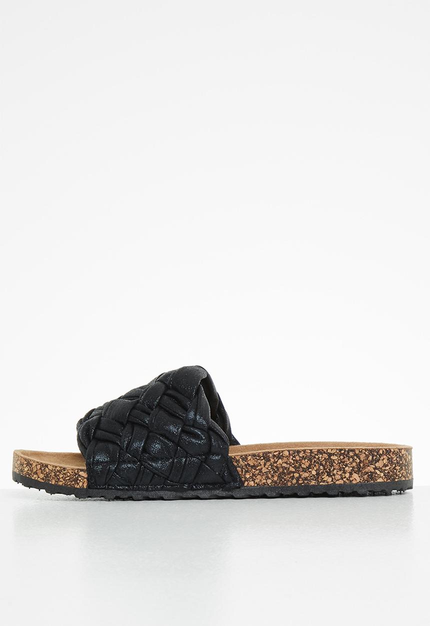 Butterfly Feet - Hallie 1 slide - black
