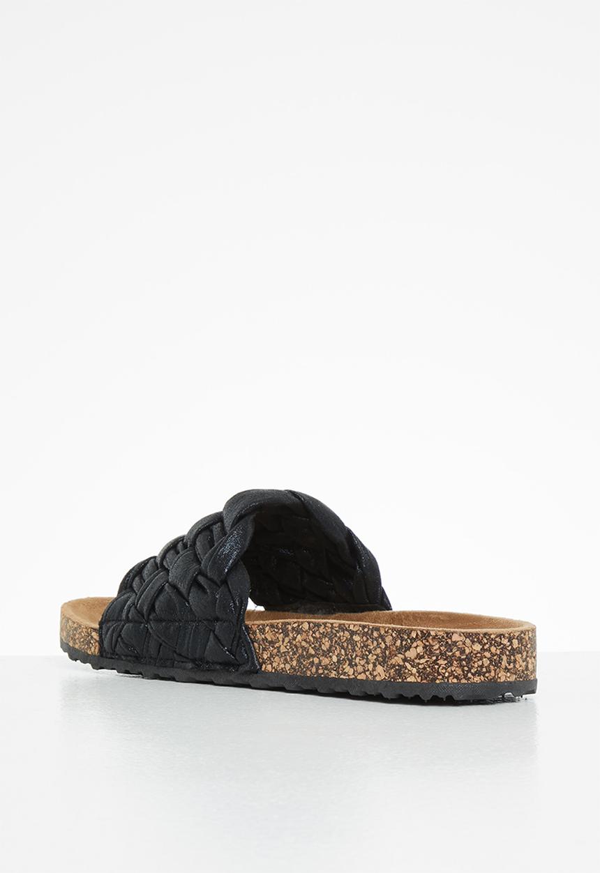 Butterfly Feet - Hallie 1 slide - black