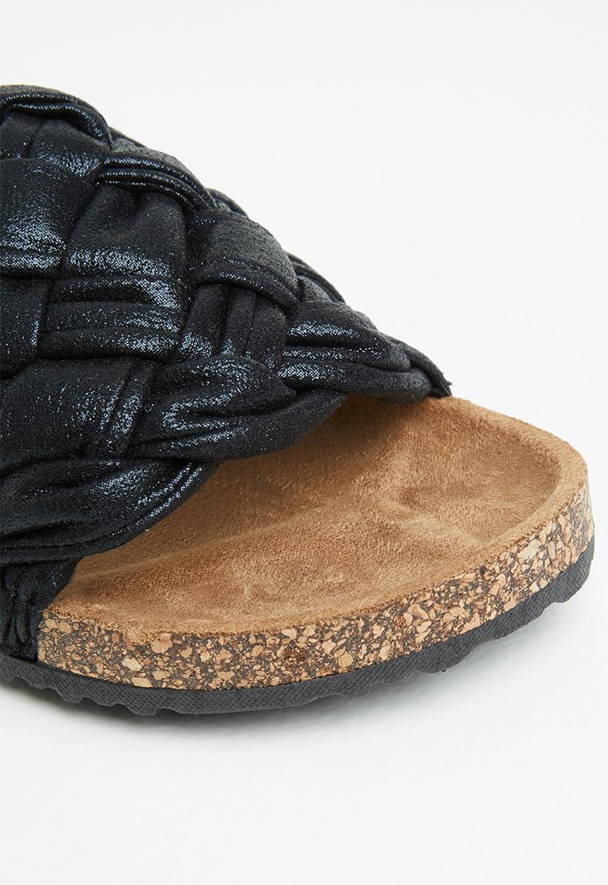 Butterfly Feet - Hallie 1 slide - black
