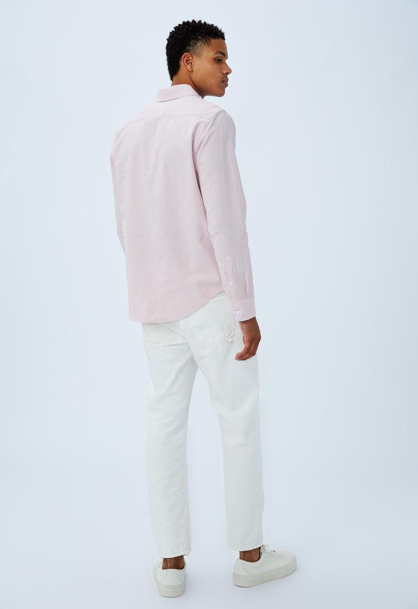 Cotton On - Mayfair long sleeve shirt - rose stripe
