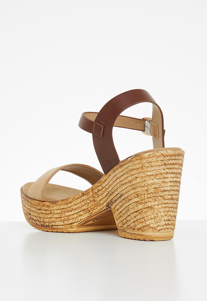 Butterfly Feet - Celine 1 espadrille block heel - beige