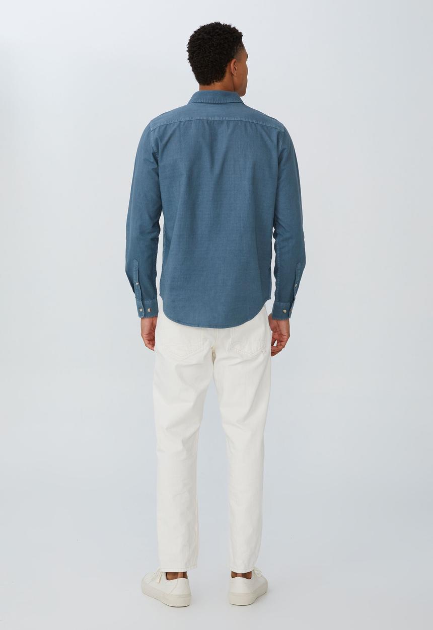 Cotton On - Mayfair long sleeve shirt - vintage denim blue