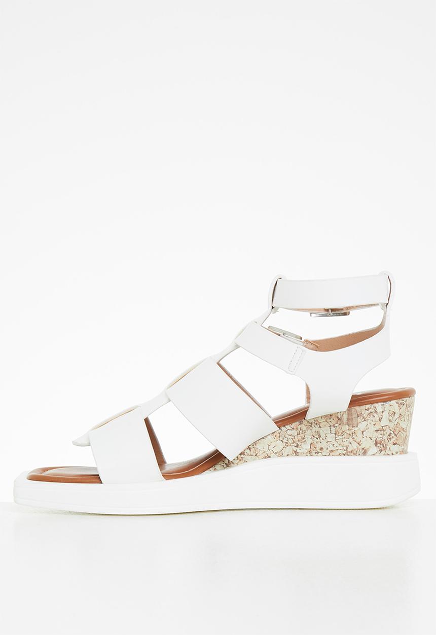 Butterfly Feet - Bailey 1 wedge heel - white
