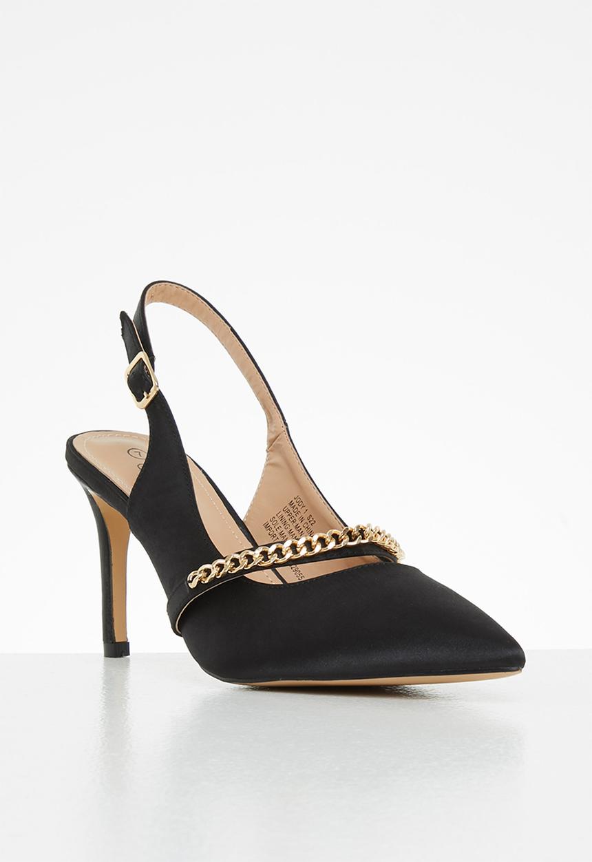 Butterfly Feet - Jody 1 barely there stiletto heel - black
