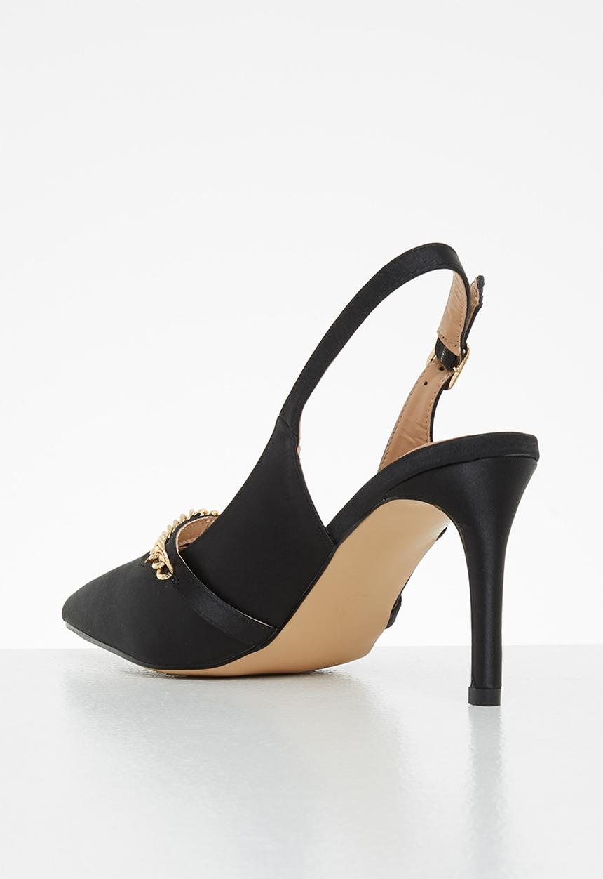 Butterfly Feet - Jody 1 barely there stiletto heel - black