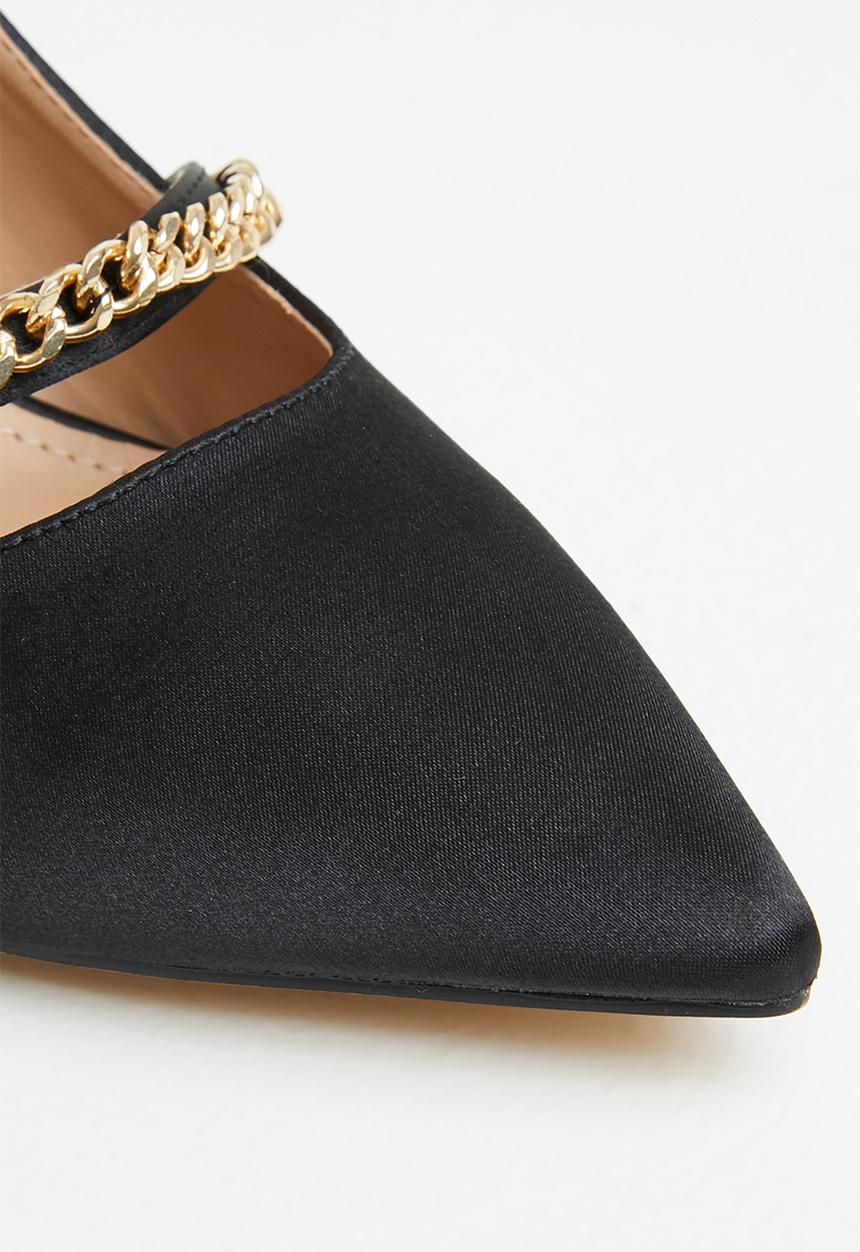 Butterfly Feet - Jody 1 barely there stiletto heel - black