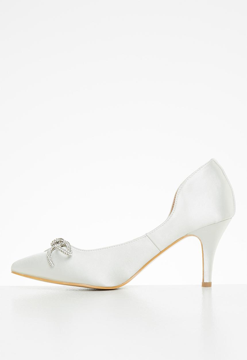 Butterfly Feet - Abbi 2 court stiletto heel - silver