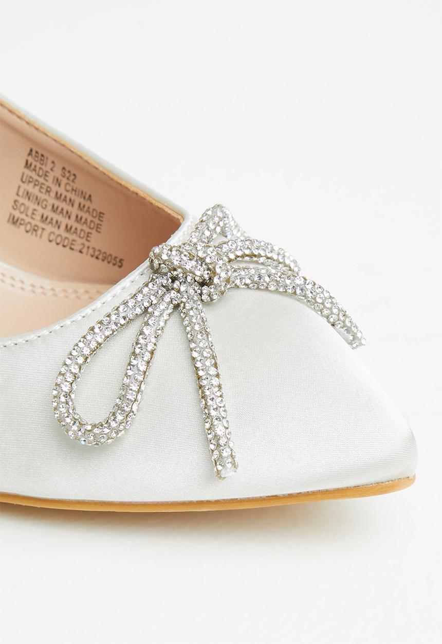 Butterfly Feet - Abbi 2 court stiletto heel - silver