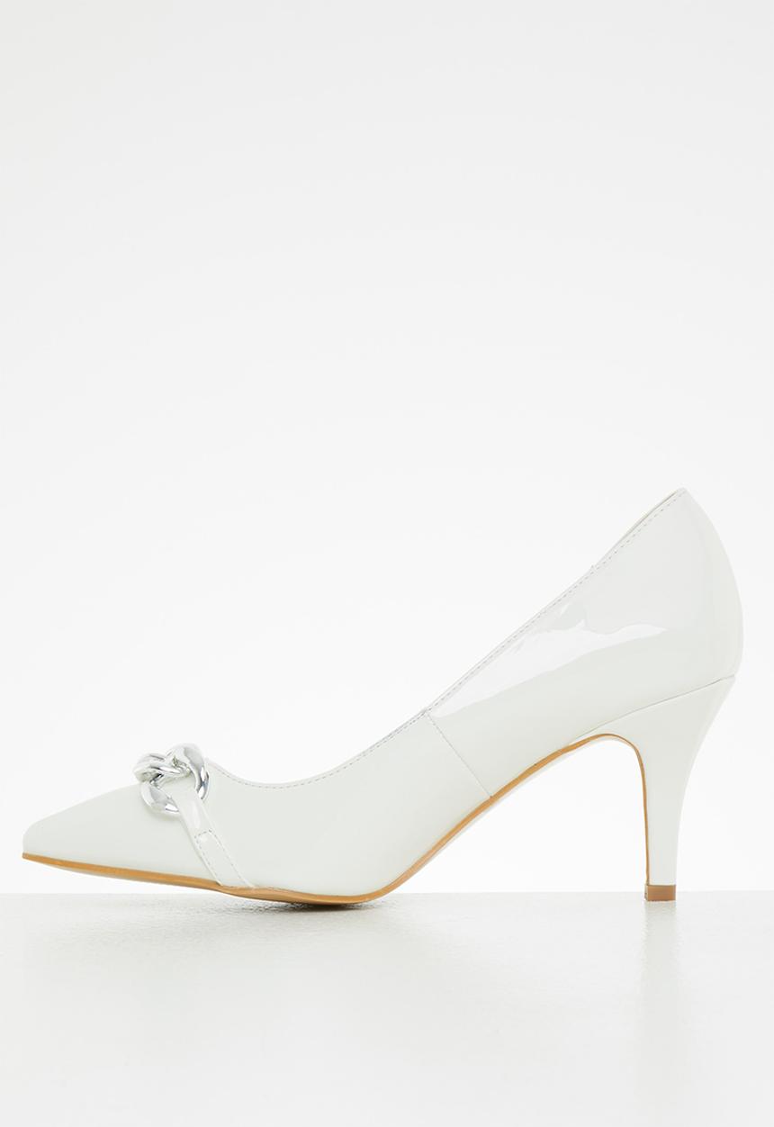 Butterfly Feet - Abbi 1 court stiletto heel - white
