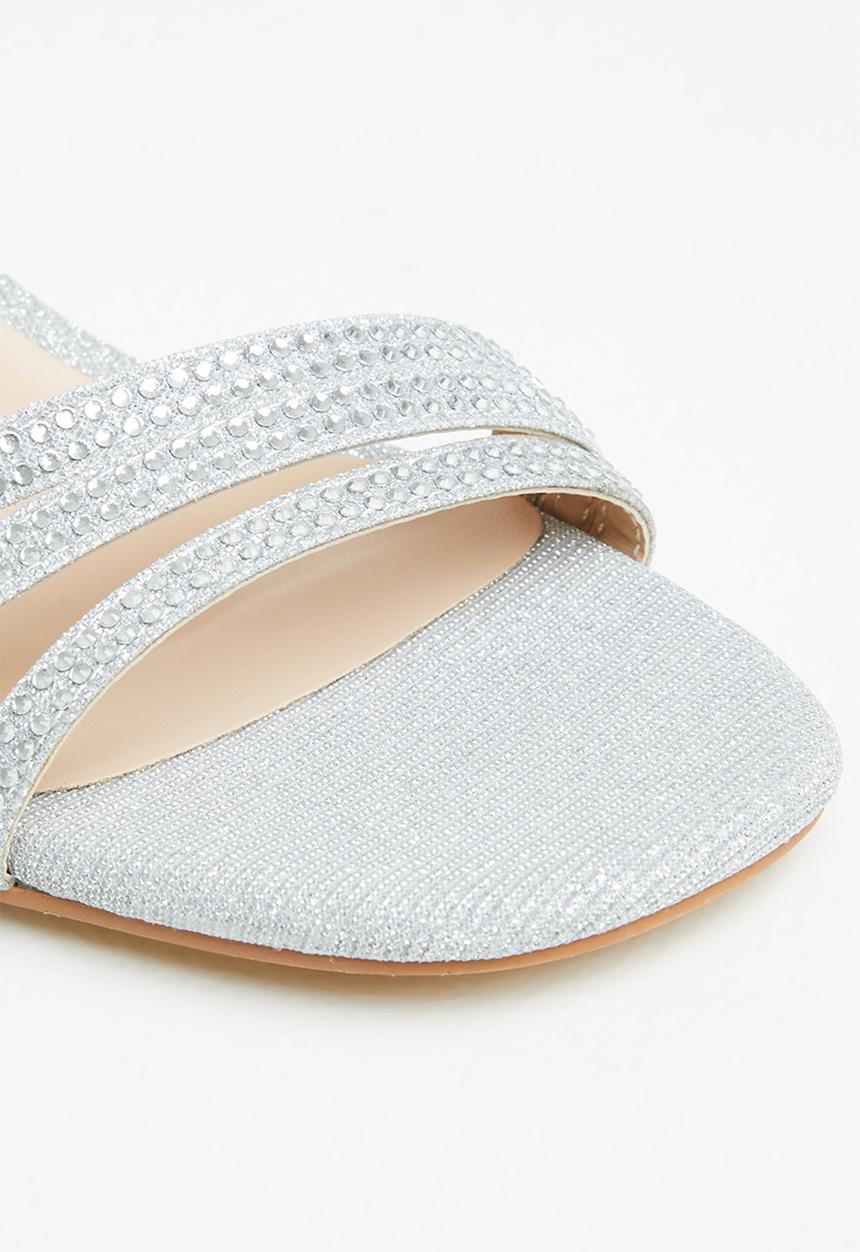 Butterfly Feet - Marly 3 wedge heel - silver