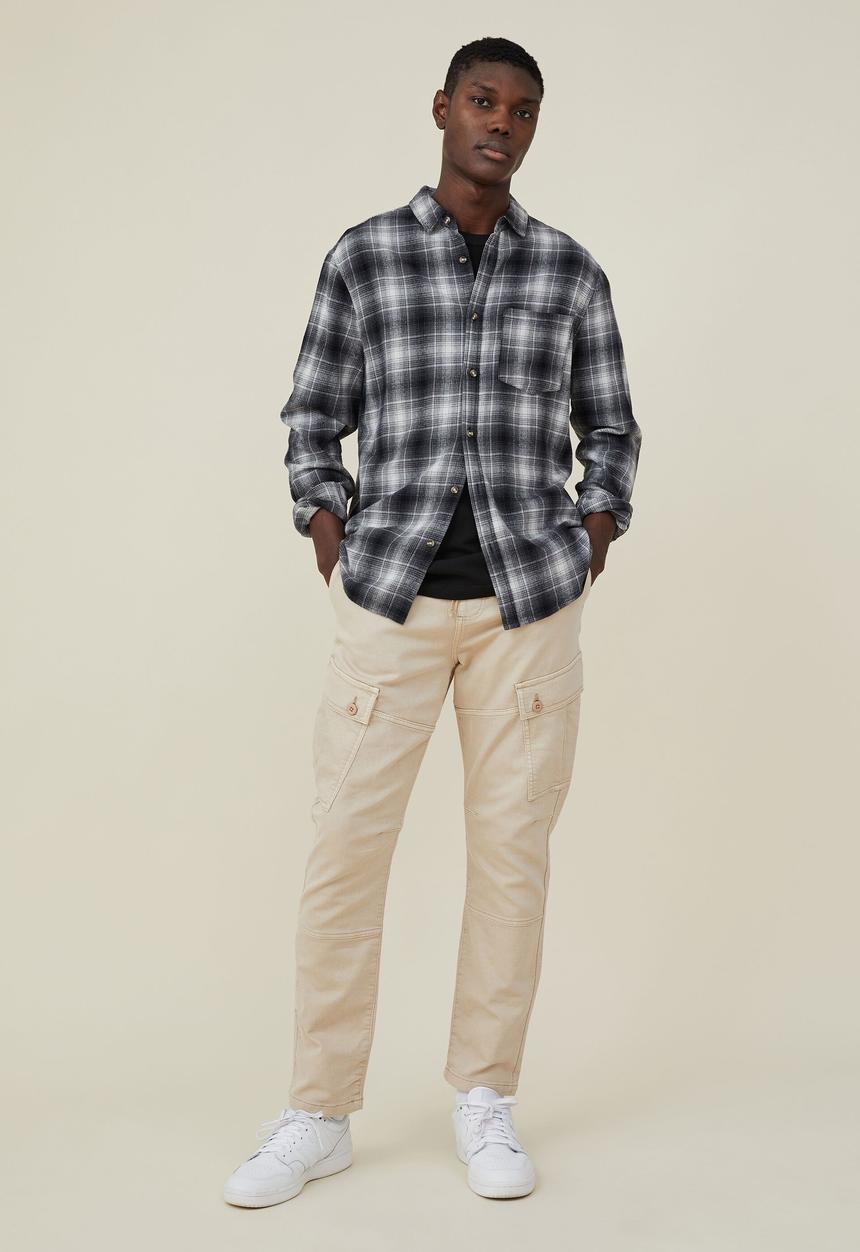 Cotton On - Military cargo pant - cashew