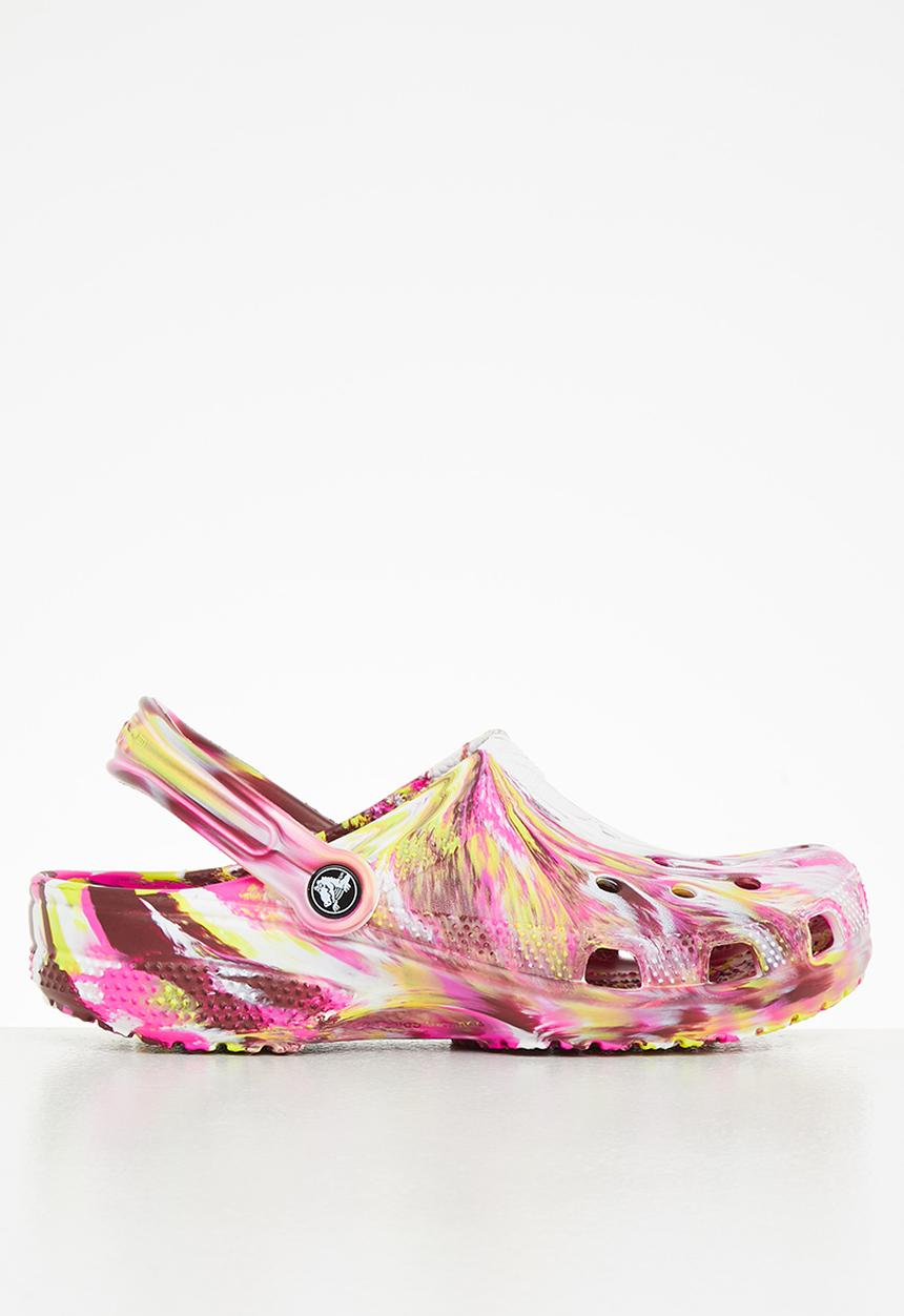 Crocs - Classic marbled clog - electric pink 