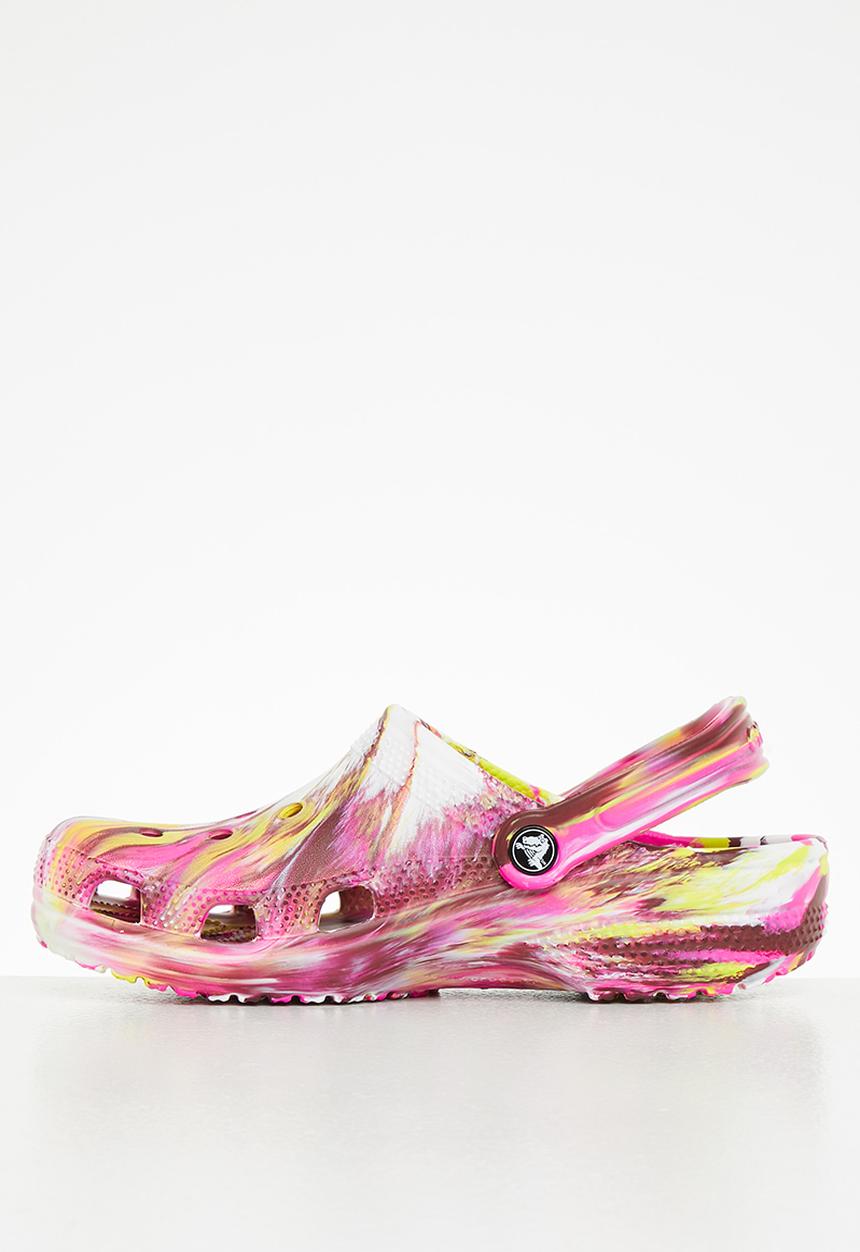 Crocs - Classic marbled clog - electric pink 