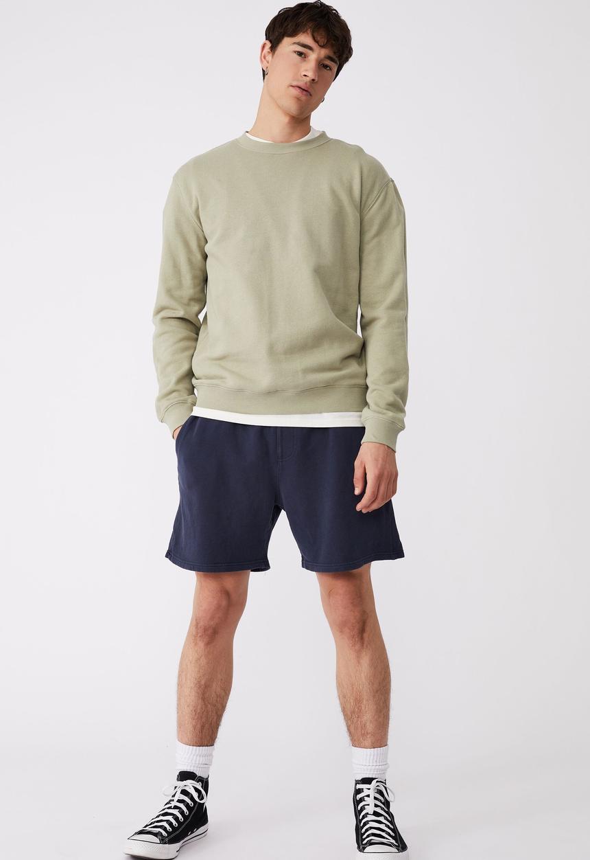Cotton On - Pigment fleece short - pigment true navy