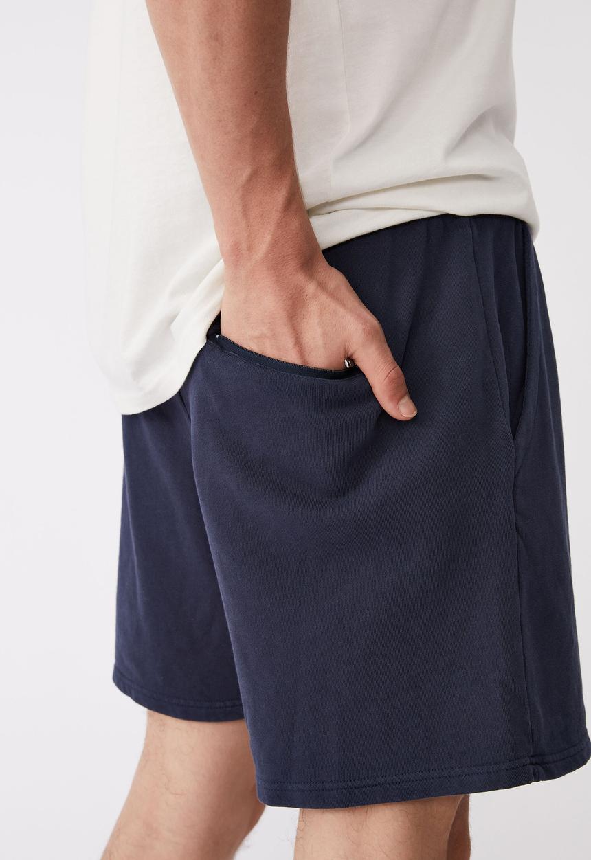 Cotton On - Pigment fleece short - pigment true navy