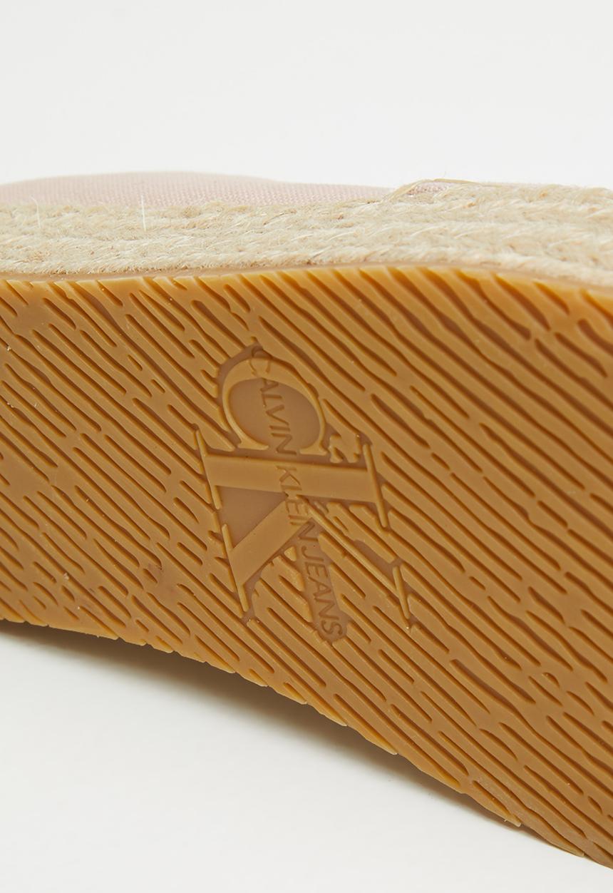 Calvin Klein - Flatform espadrilles - pale conch shell