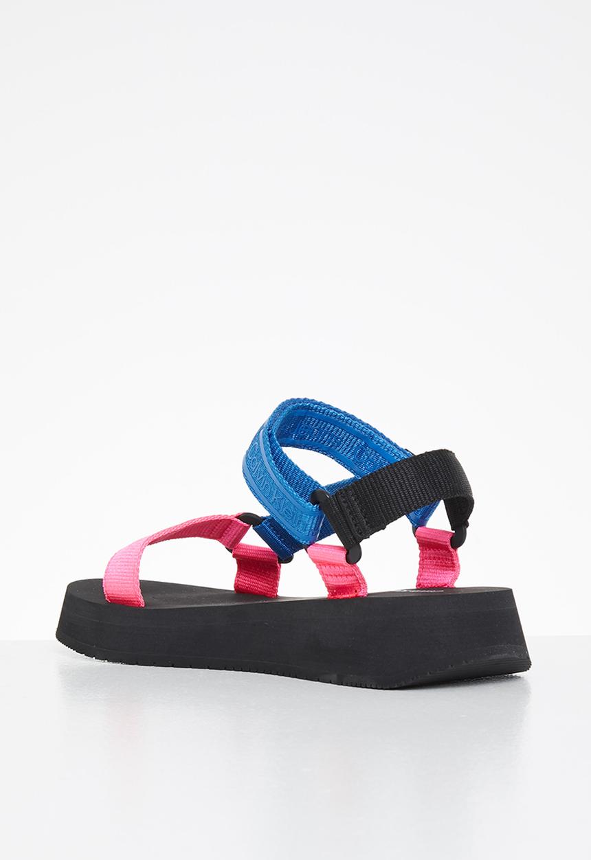Calvin Klein - Prefresato sandal 1 - knockout pink & blue