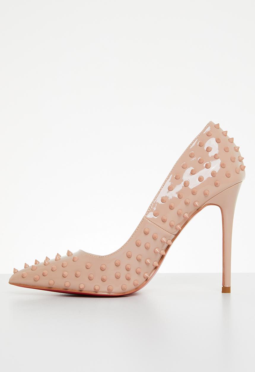 Miss Black - Killer3 barely there court heel - neutral