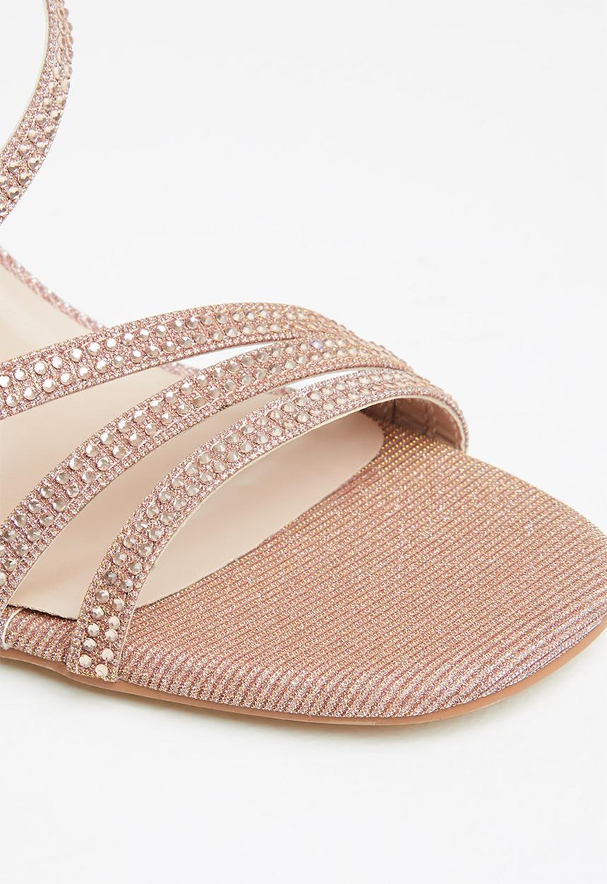 Butterfly Feet - Marly 3 wedge heel - rose gold