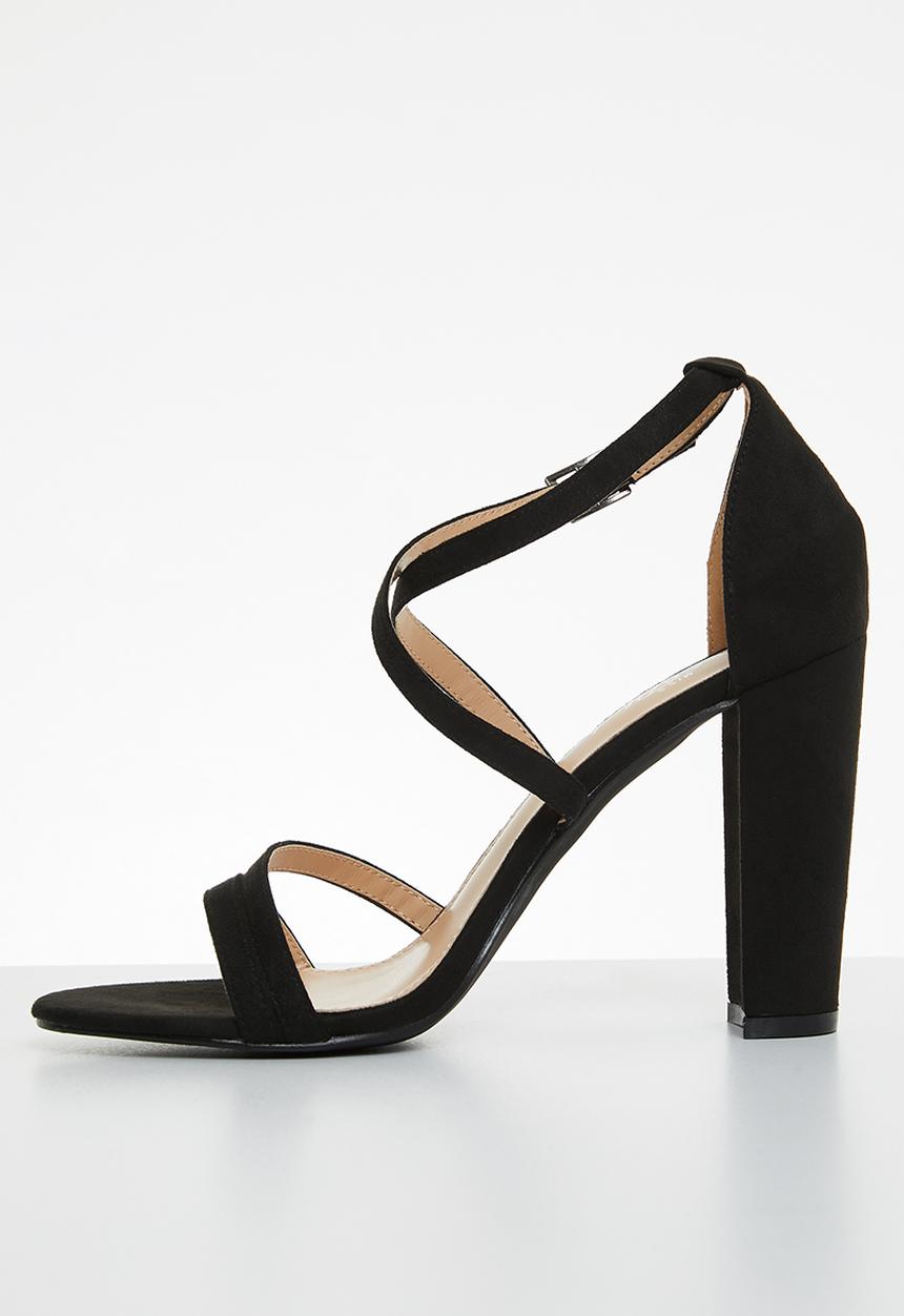 Miss Black - Border1 block heel - black