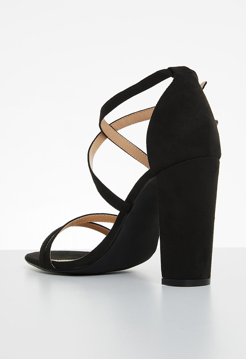 Miss Black - Border1 block heel - black