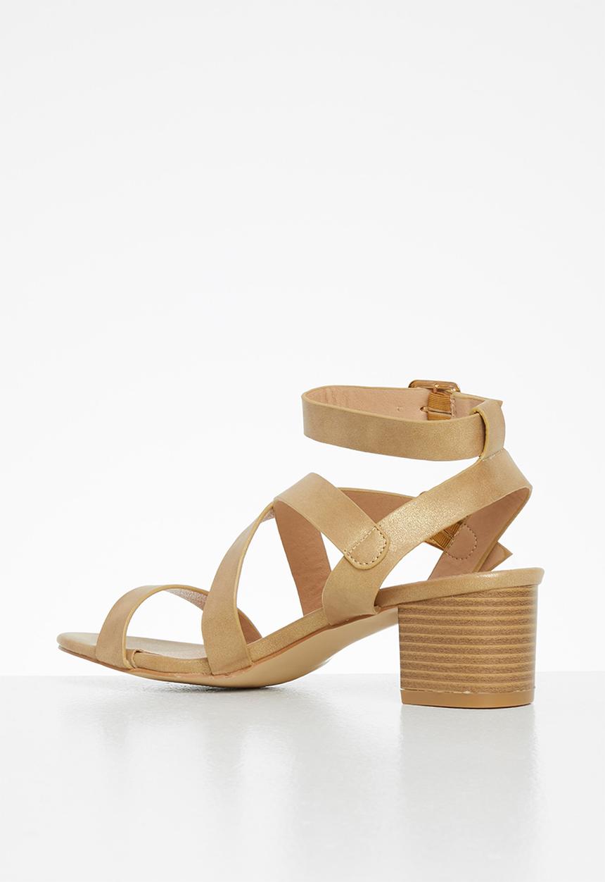 Butterfly Feet - Bonolo 1 ankle tie block heel - tan