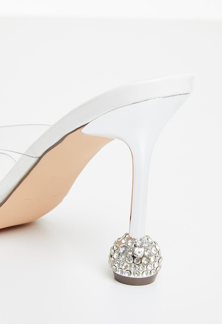 Miss Black - Liberty1 mule heel - white