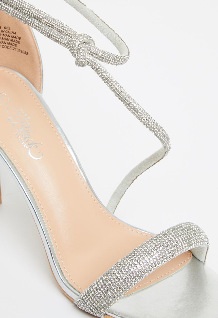 Miss Black - Jazz3 stiletto heel - silver