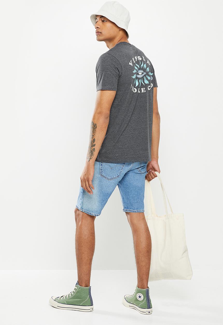 Vissla  - Inner stoke short sleeve tee - charcoal super marle