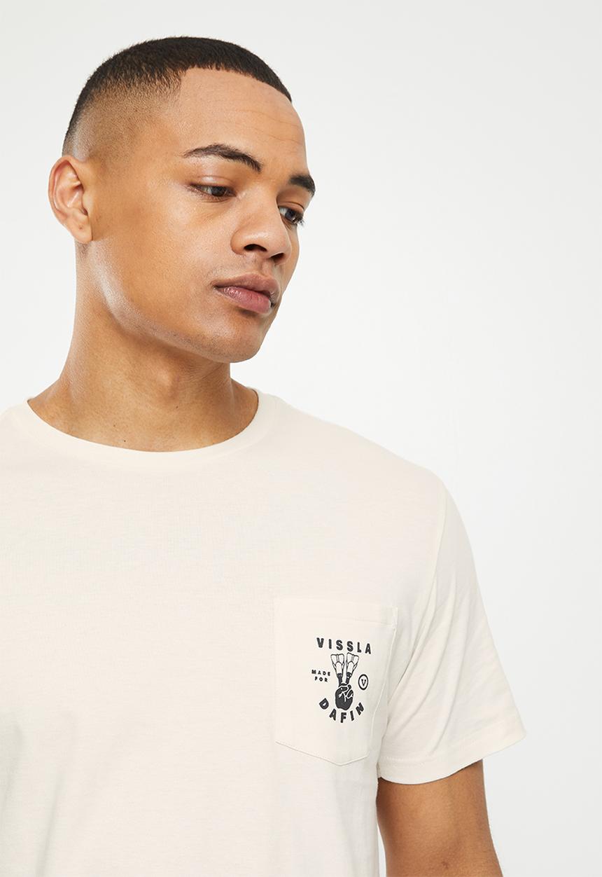 Vissla  - Da fin peace organic pocket tee - bone