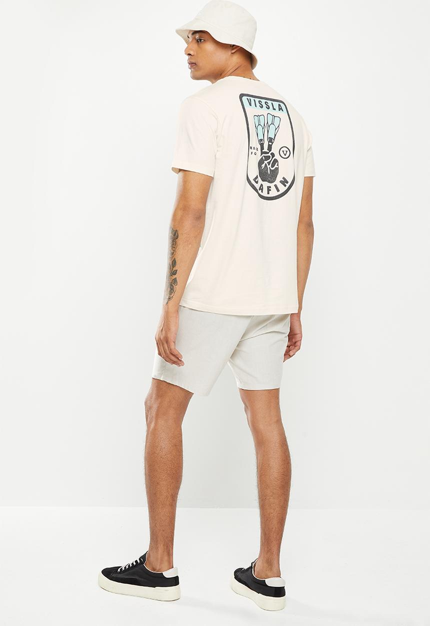 Vissla  - Da fin peace organic pocket tee - bone
