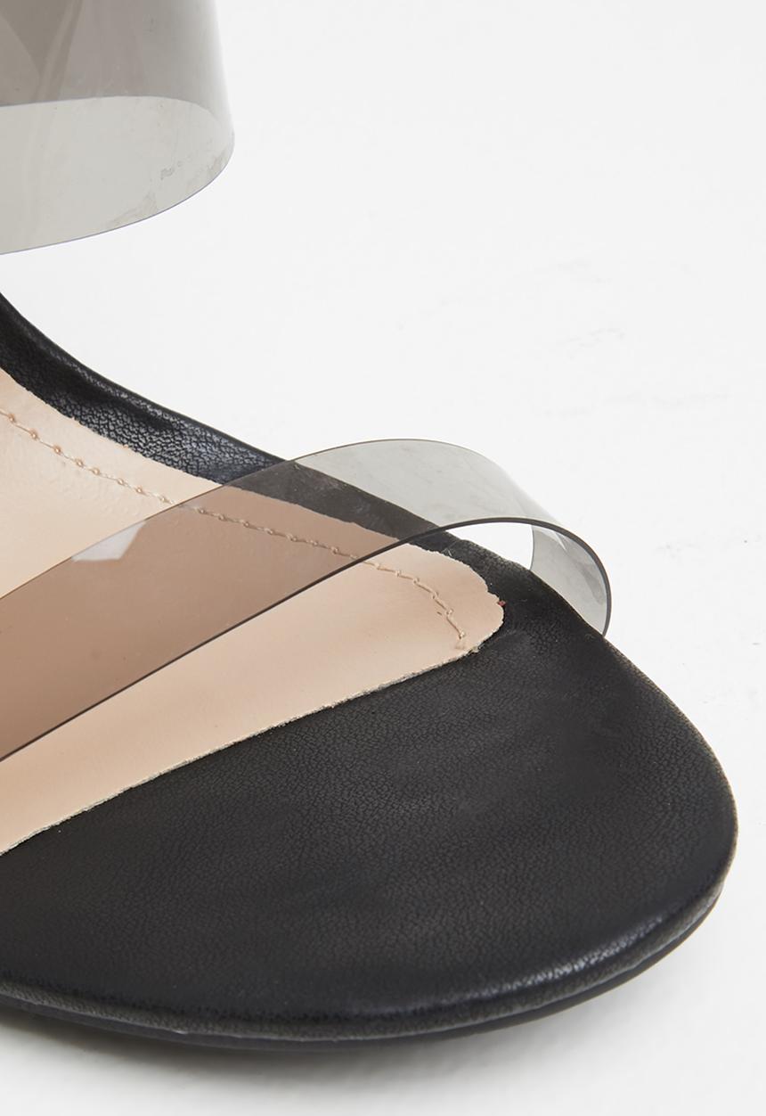 Rock & Co - Opium 1 mule wedge heel - black