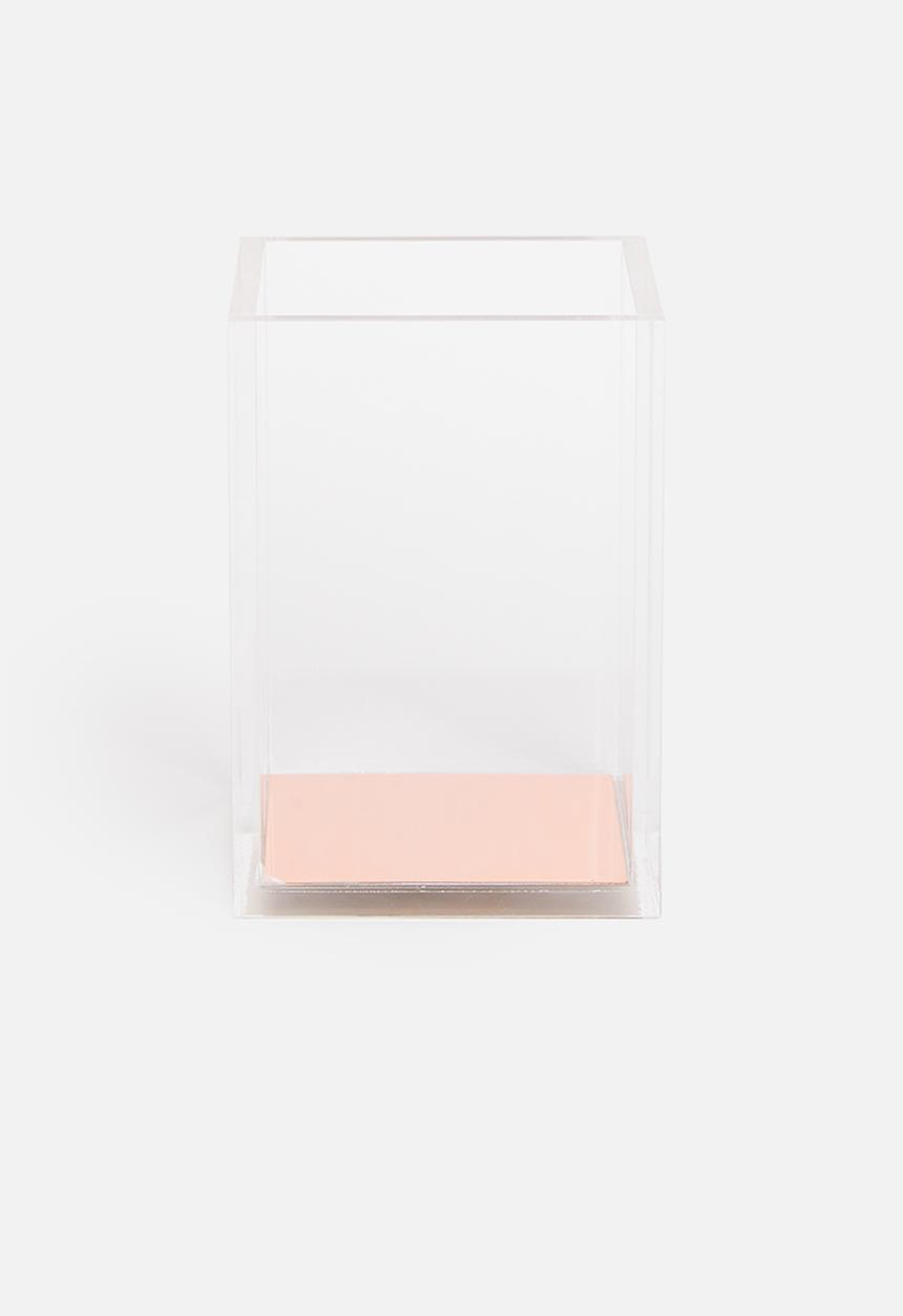 Sixth Floor - Acrylic pen holder - rose gold