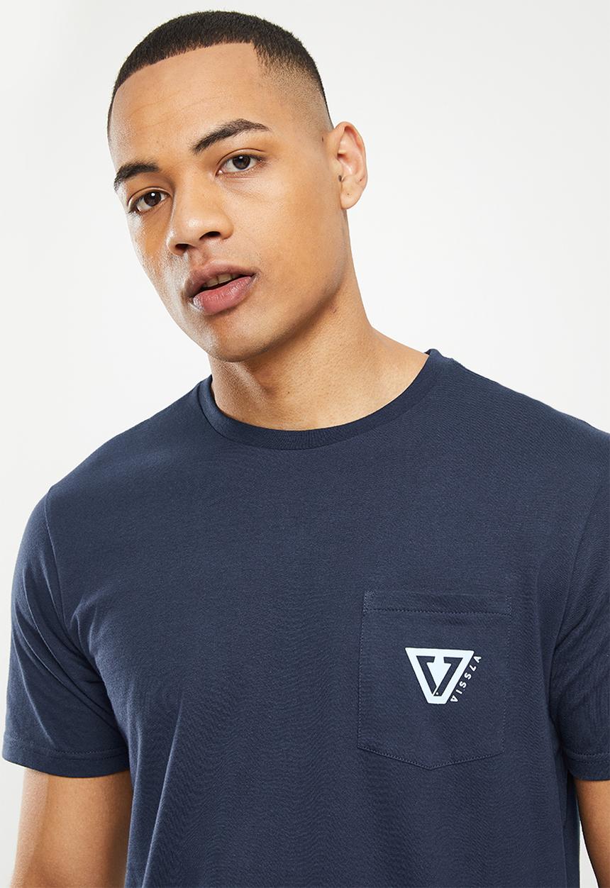 Vissla  - Established premium pocket tee - navy 