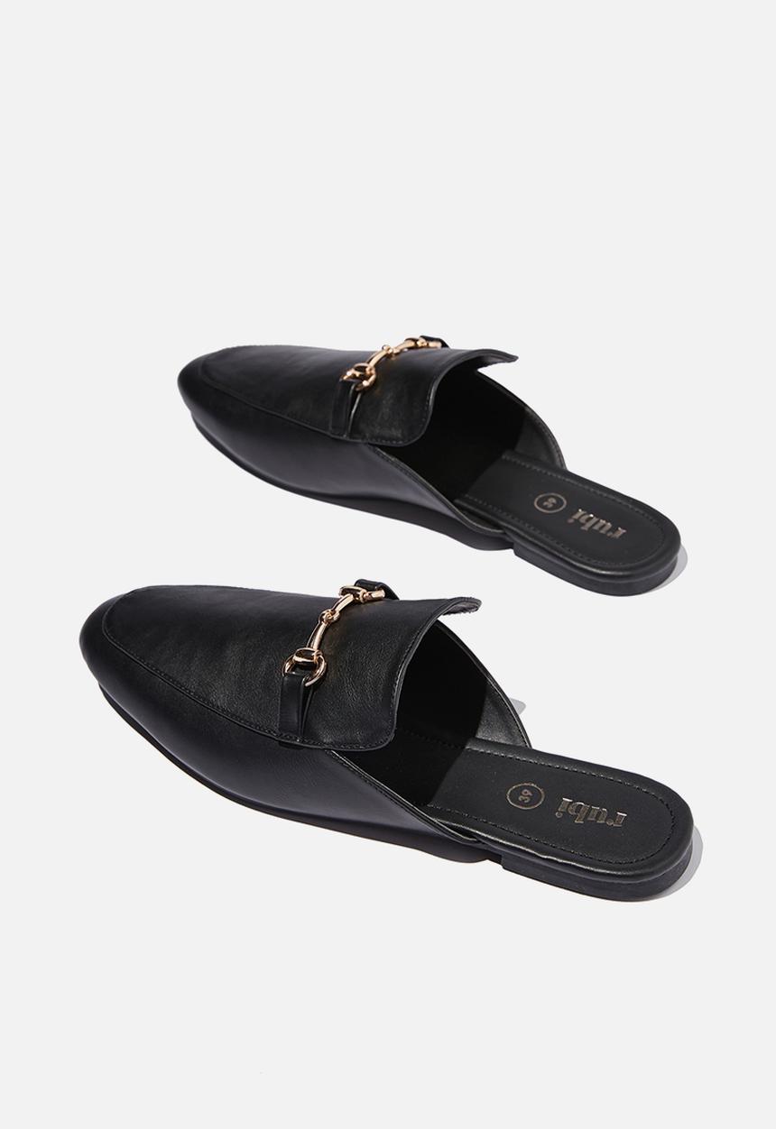 Cotton On - Eva loafer mule - black