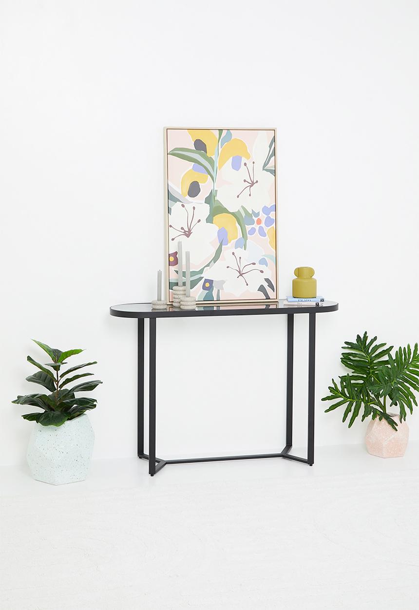 Sixth Floor - Casa console table - black