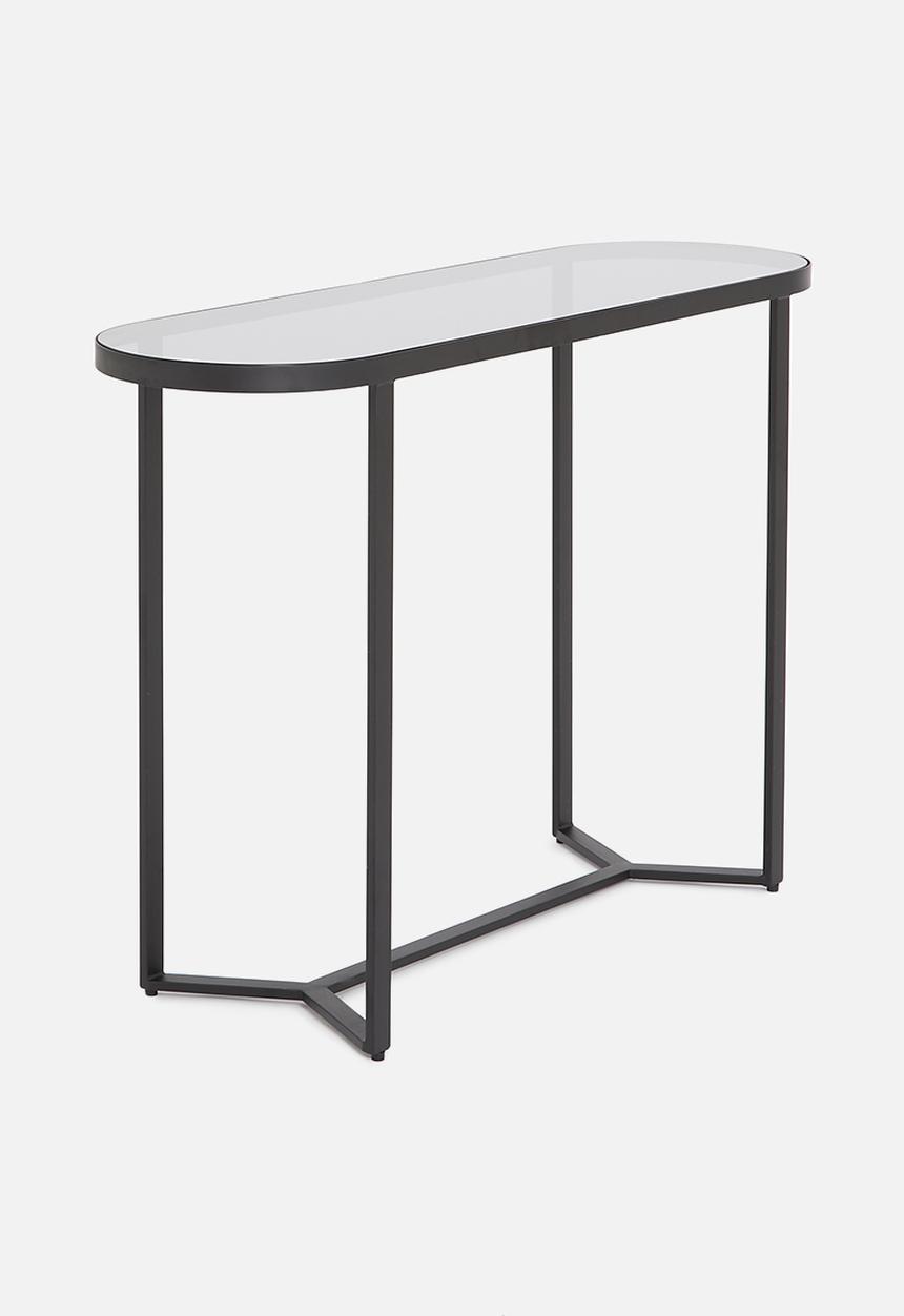 Sixth Floor - Casa console table - black