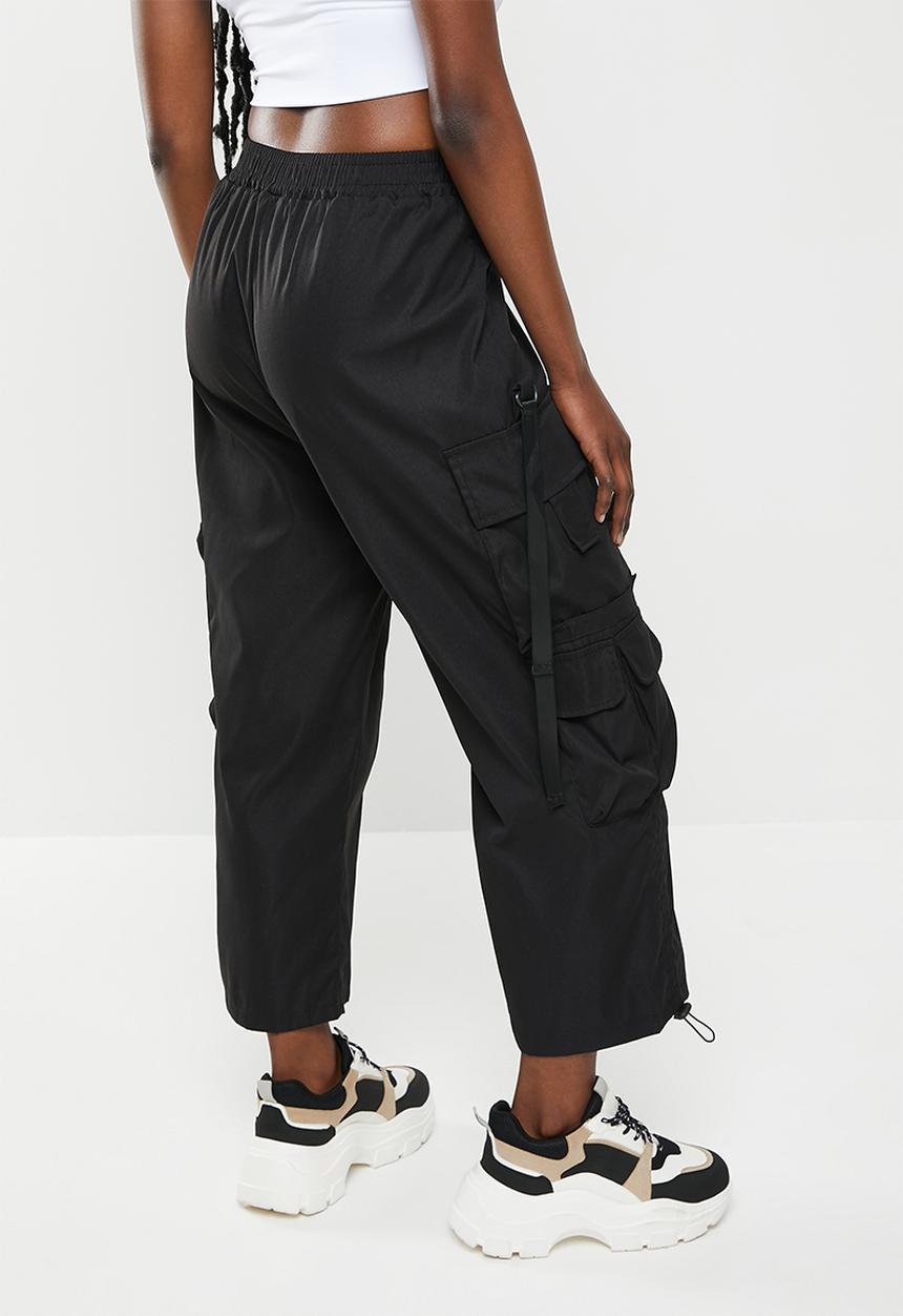 dailyfriday - Wide leg cargo - black