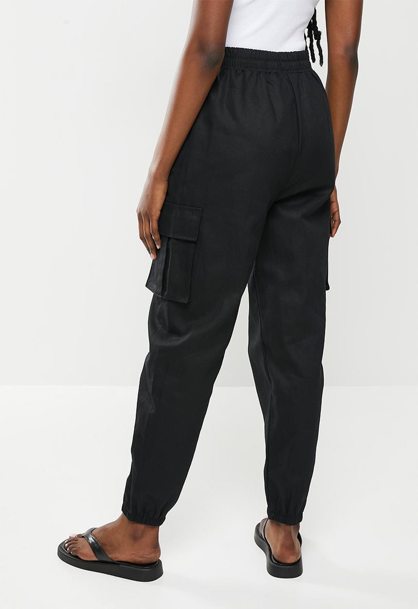 dailyfriday - Cuffed cargo pants - black