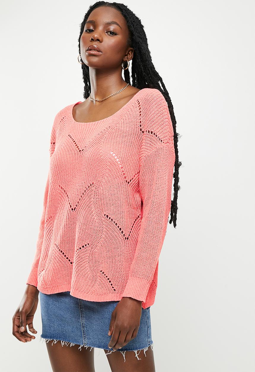 dailyfriday - Cable slouchy knit - dusty pink