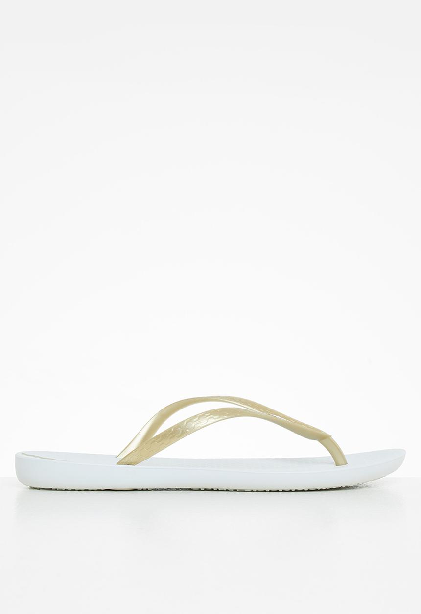 Ipanema - Wave flip flop - white gold