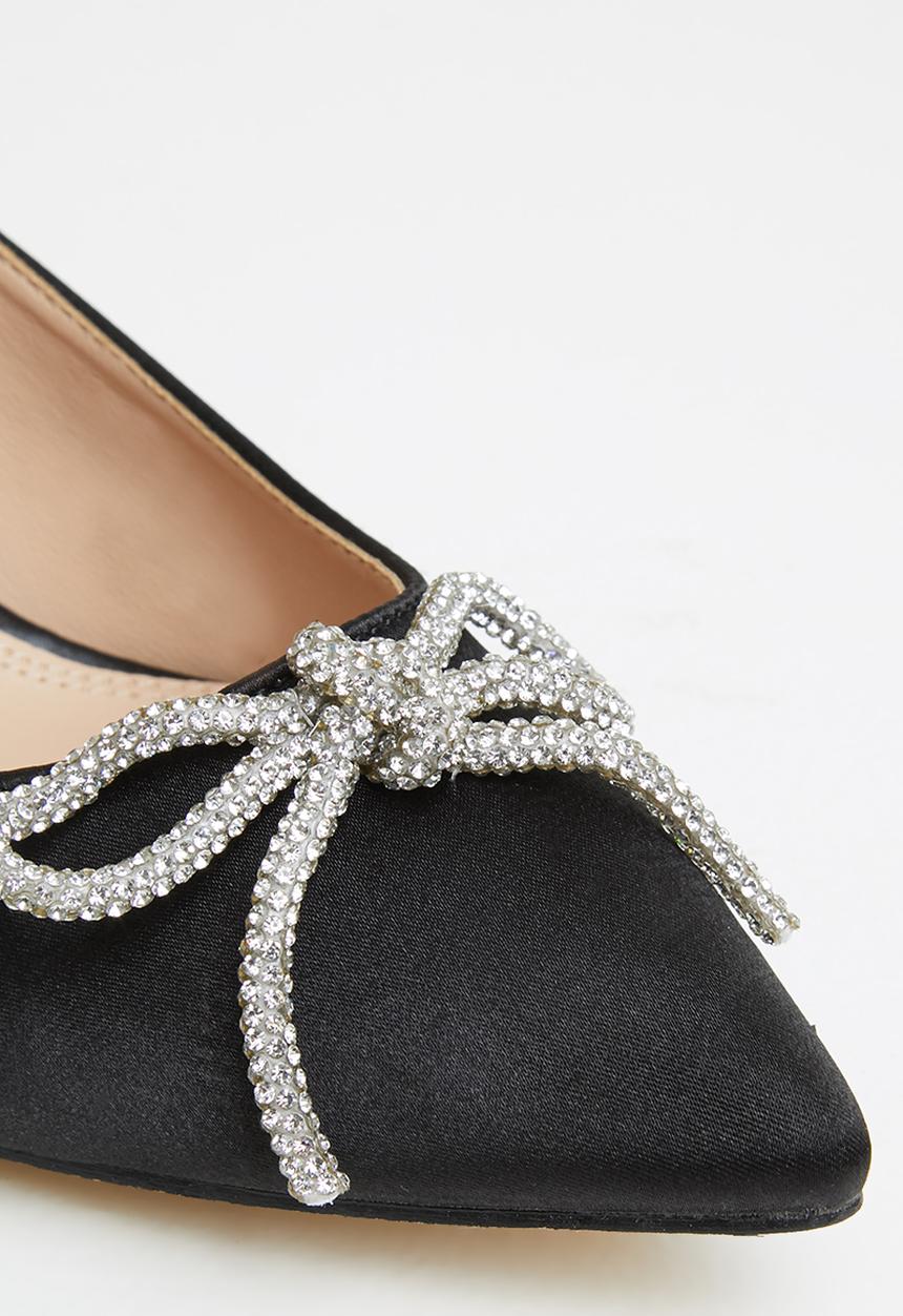 Butterfly Feet - Abbi 2 court stiletto heel - black