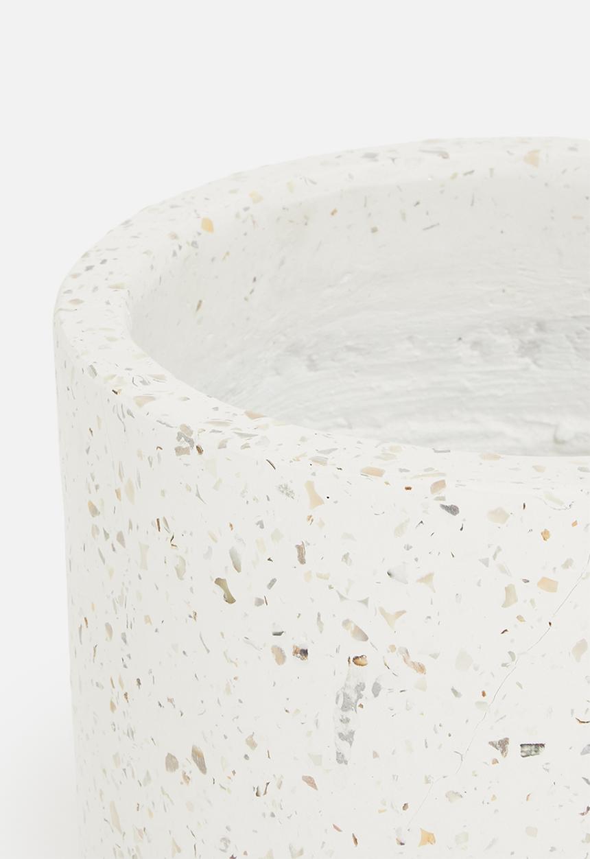 Potanical - Mother of pearl planter - cream seashell