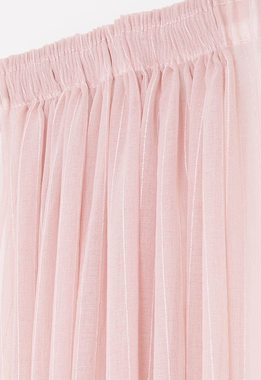Sixth Floor - Taped striped frosted voile - pink