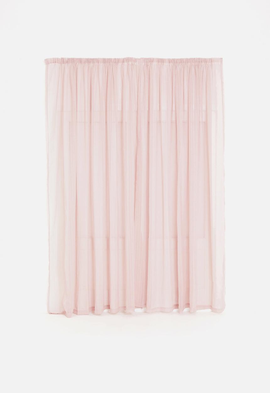Sixth Floor - Taped striped frosted voile - pink