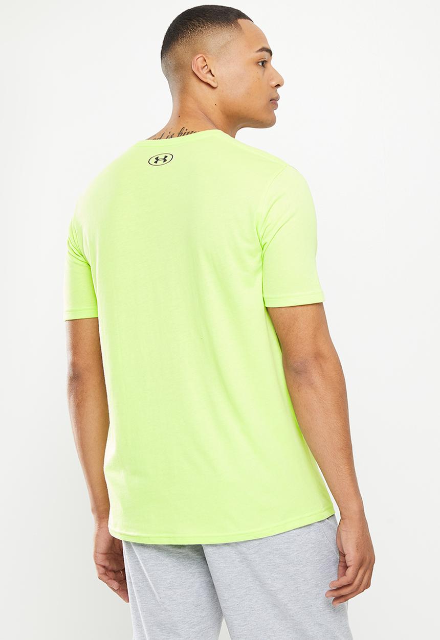 Under Armour - Ua sportstyle lc short sleeve - limefoam & black